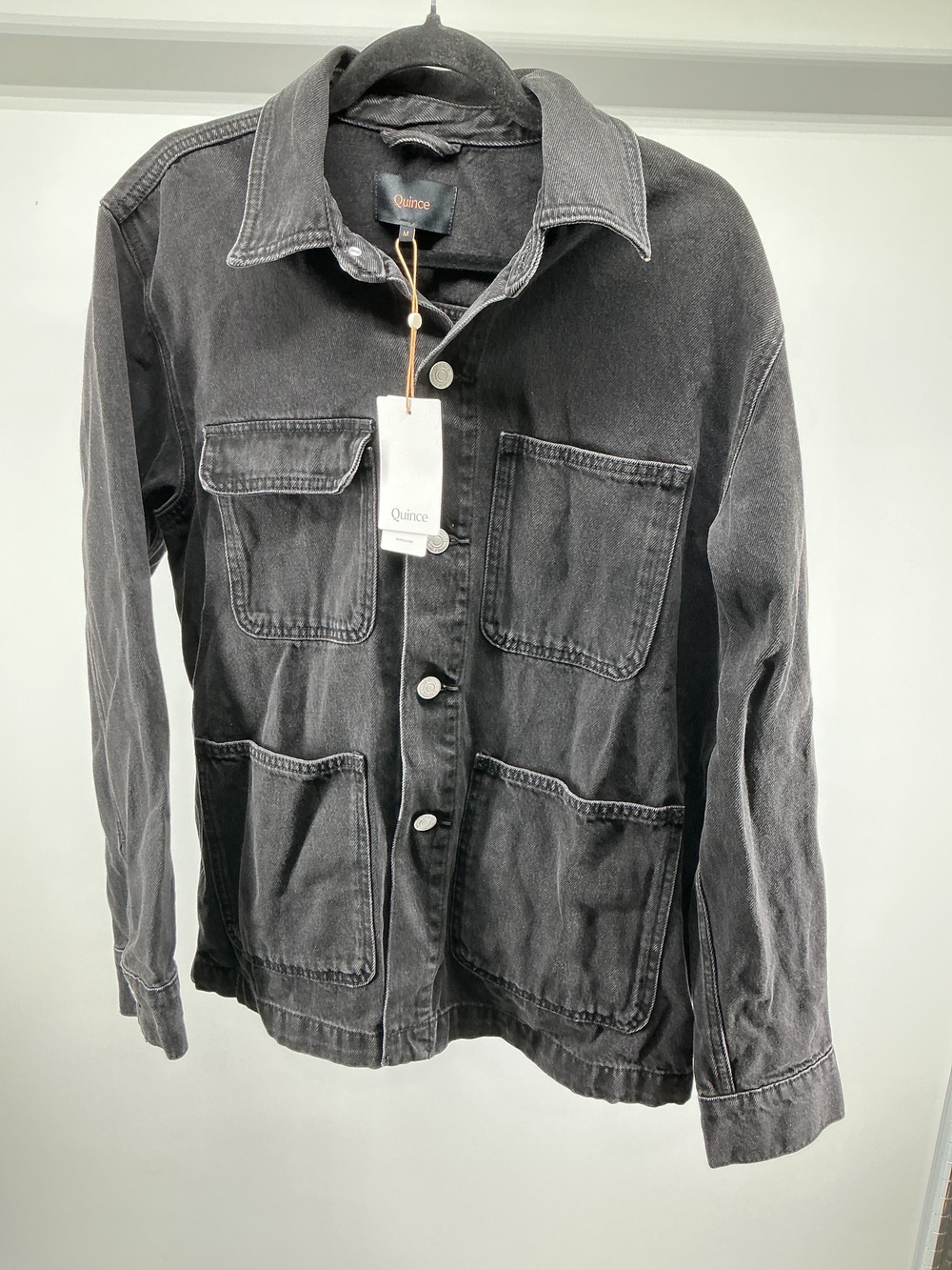 100% Organic Cotton Denim Chore Jacket